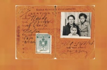 15 Μαρτίου 1943: Δελτίο ταυτότητας για την Ευγενία, τη Ροζίνα και τη Ντενίζ Πάρδο την ημέρα της πρώτης εκτόπισης