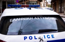 Το πίσω μέρος περιπολικού της ΕΛ.ΑΣ.