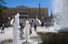 Υψηλές θερμοκρασίες στο κέντρο της Αθήνας