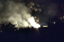 Φωτιά μετά την πτώση αεροσκάφους στην Καβάλα