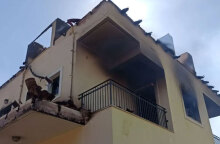 Το σπίτι της Ελένης Γερασιμίδου την Παλλήνη έχει υποστεί ζημιές από τη φωτιά