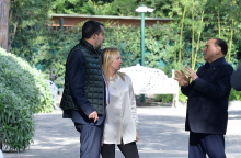 Ο Σίλβιο Μπερλουσκόνι και ο Ματέο Σαλβίνι