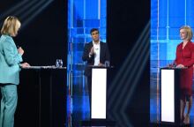 Ρίσι Σουνάκ - Λιζ Τρας © EPA/JONATHAN HORDLE / ITV / HANDOUT