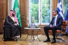  ΣΥΝΑΝΤΗΣΗ ΤΟΥ ΠΡΩΘΥΠΟΥΡΓΟΥ ΚΥΡ. ΜΗΤΣΟΤΑΚΗ ΜΕ ΤΟΝ ΠΡΙΓΚΙΠΑ ΔΙΑΔΟΧΟ ΤΗΣ Σ. ΑΡΑΒΙΑΣ MOHAMMED BIN SALMAN AL SAUD