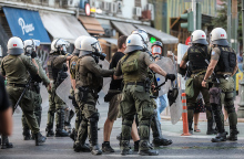 Προσαγωγή ατόμων στο κέντρο της Αθήνας