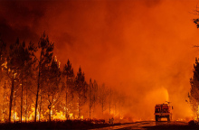 Μεγάλες δασικές πυρκαγιές στη Γαλλία