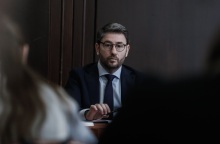 Ο Νίκος Ανδρουλάκης, πρόεδρος του ΠΑΣΟΚ-ΚΙΝΑΛ