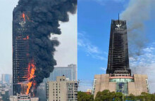 Μεγάλη πυρκαγιά σε ουρανοξύστη στην Κίνα