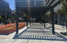Πέργκολα στην πλατεία Συντάγματος