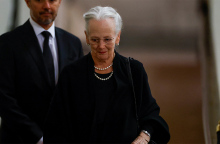 Η βασίλισσα της Δανίας στην κηδεία της Ελισάβετ