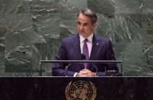 Ο Κυριάκος Μητσοτάκης στη Γενική Συνέλευση του ΟΗΕ