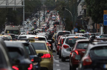 Μποτιλιάρισμα στους δρόμους της Αθήνας