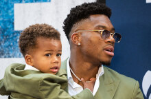 Ο Γιάννης Αντετοκούνμπο με τον γιο του