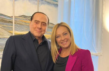 Ο Σίλβιο Μπερλουσκόνι και η Τζόρτζια Μελόνι