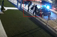 Η μάχη σώμα με σώμα στρατιωτικού με ληστές έξω από το σπίτι του στην Μπρέσια