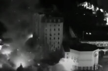 Νυχτερινοί βομβαρδισμοί στο κτίριο διοίκησης στο Ενερχοντάρ της Ουκρανίας