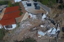 Βίντεο από drone δείχνει την καταστροφή που προκάλεσε η κατολίσθηση στην κρήτη