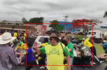 Αυτοκίνητο στη Βραζιλία πέφτει πάνω σε διαδηλωτές του Μπολσονάρου