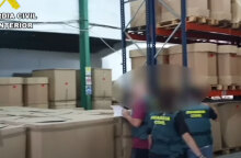 Κιβώτια σε αποθήκη στην Ισπανία με τα πακέτα μαριχουάνας