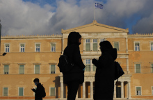 Πολίτες στο κέντρο της Αθήνας