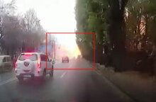 Η στιγμή που ρωσικός πύραυλος καταστρέφει κτίριο στο Ντνίπρο της Ανατολικής Ουκρανίας