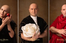 100 καλλιτέχνες φωτογραφίζονται χωρίς μαλλιά για καλό σκοπό