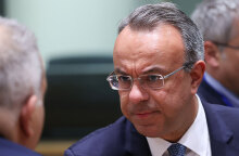 Ο Χρήστος Σταϊκούρας στο Eurogroup