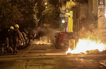 Επεισόδια στο κέντρο της Αθήνας