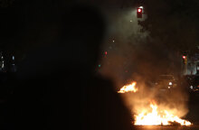 Ένταση με Ρομά σε διαδήλωση κατά της αστυνομικής βίας