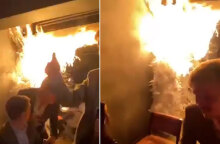 Κόλαση φωτιάς σε εστιατόριο στο Λονδίνο, όταν πήρε φωτιά το χριστουγεννιάτικο δέντρο