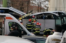 Ρουμανία: Τροχαίο δυστύχημα με ελληνικό λεωφορείο 