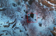 Σκύλος εγκλωβίστηκε σε χιονισμένη πλαγιά στη Γιούτα των ΗΠΑ