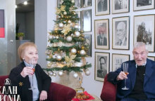 Ελένη Προκοπίου και Γιάννης Βογιατζής στο πρωτοχρονιάτικο βίντεο της Finos Film