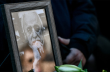 Νότης Μαυρουδής - Πλήθος κόσμου στην κηδεία του