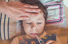 Παιδί με υψηλό πυρετό