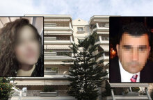 Το σπίτι στο Μοσχάτο, η 47χρονη κατηγορούμενη και ο 50χρονος ασφαλιστής που βρέθηκε απαγχονισμένος