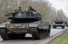 Άρματα μάχης Leopard 2 σε στρατιωτική άσκηση στην Πολωνία