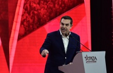 [358903] ΟΜΙΛΙΑ ΤΟΥ ΠΡΟΕΔΡΟΥ ΤΟΥ ΣΥΡΙΖΑ ΑΛ. ΤΣΙΠΡΑ ΣΤΟ ΠΕΡΙΣΤΕΡΙ (ΜΙΧΑΛΗΣ ΚΑΡΑΓΙΑΝΝΗΣ/EUROKINISSI)