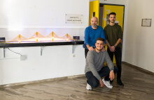 Η γέφυρα Ρίου - Αντιρρίου από ζυμαρικά που κατασκεύασαν οι φοιτητές στην Πάτρα