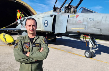 Ο 31χρονος Ευστάθιος Τσιτλακίδης, πιλότος του μοιραίου Phantom F4 στην Ανδραβίδα