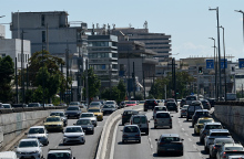 Κίνηση στους δρόμους της Αθήνας