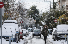 Χιόνια στην Αθήνα