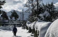 Χιόνια στον Διόνυσο
