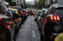 Κίνηση στους δρόμους της Αθήνας