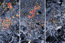 Χάρτης καταστροφών από τον σεισμό στην Τουρκία