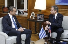 Άντονι Μπλίνκεν: Έφτασε στο Μέγαρο Μαξίμου ο Αμερικανός ΥΠΕΞ - Συνάντηση με Κ. Μητσοτάκη