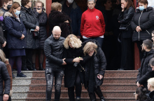 Κηδεία θύματος του δυστυχήματος στα Τέμπη