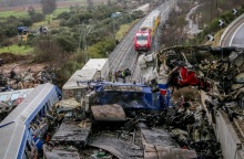 Σύγκρουση τρένων στα Τέμπη