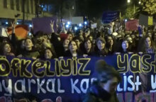 Διαδήλωση στην Κωνσταντινούπολη για την Παγκόσμια Ημέρα της Γυναίκας