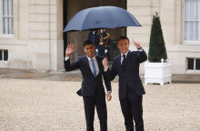 Μακρόν και Σούνακ στο Παρίσι